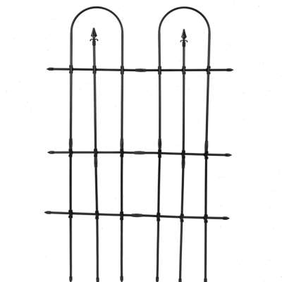 户外栅栏围档篱笆围栏护栏庭院屏风欧式隔断花园支架杆花架爬藤架 - 图2