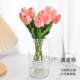 Simulated bouquet, tulips, fake flowers for indoor living room plastic flower arrangement vase, single dry flower branch display for floral arrangement