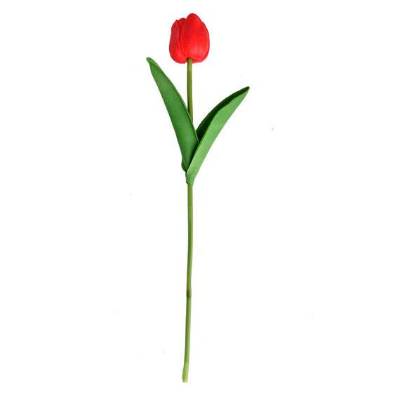 Simulated bouquet, tulips, fake flowers for indoor living room plastic flower arrangement vase, single dry flower branch display for floral arrangement