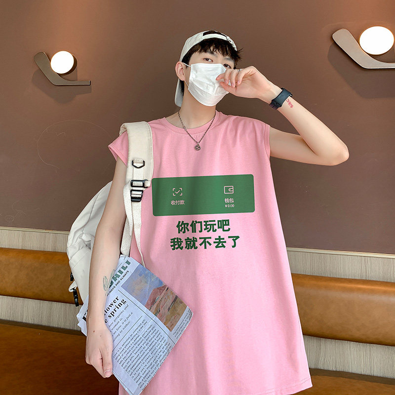 男士背心外穿夏季纯棉无袖t恤美式复古篮球运动坎肩宽松砍袖上衣,淘宝优惠券,粉丝福利购,淘宝优惠卷