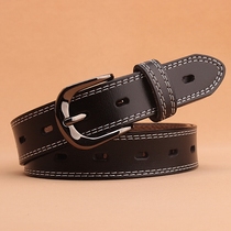 Lady Belt Bull Leather Needle Buckle Brief About 100 Hitch South Korea Fine Decoration Korean Version Casual Genuine Leather Belt Tide Jeans Strap