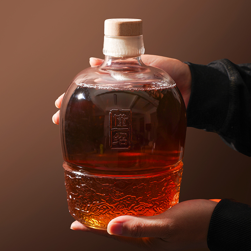 无焦糖色黄酒绍兴特产懂绍手工原酒1.5L瓶装十五年陈16度干型老酒