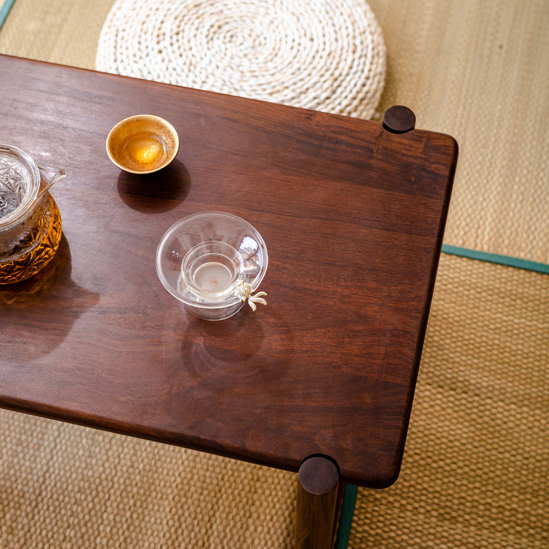 檀木榻榻米小茶几实木飘窗茶桌日式炕几禅意泡茶台床上学习小桌子,淘宝优惠券,粉丝福利购,淘宝优惠卷
