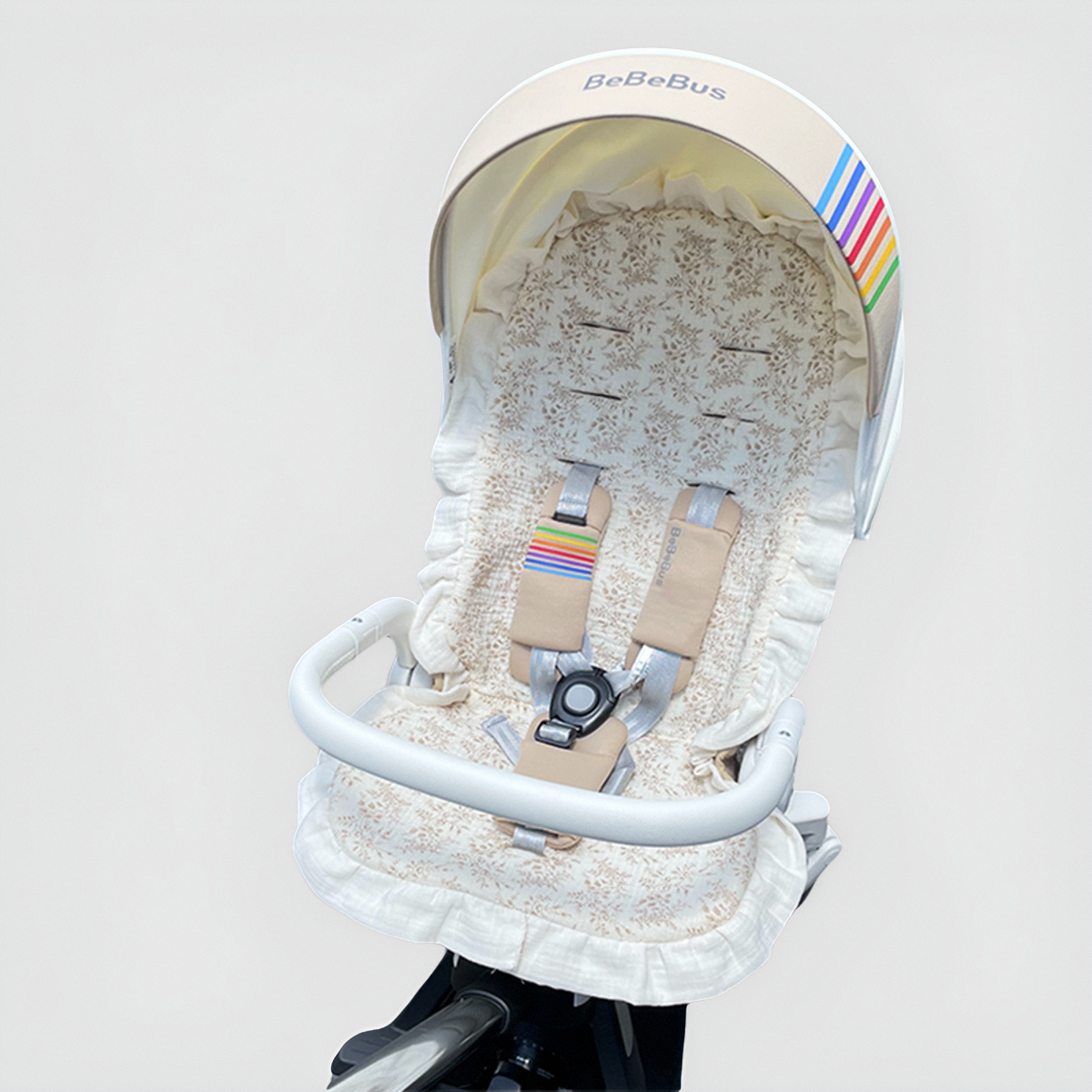 适用bebebus婴儿车垫子四季通用推车秋冬季遛娃神器坐垫A类纯棉垫,淘宝优惠券,粉丝福利购,淘宝优惠卷