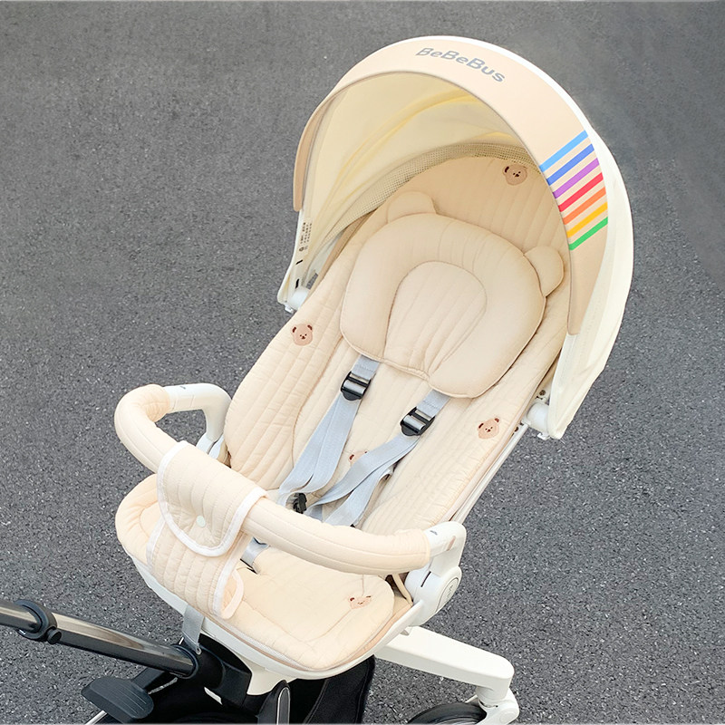 适用bebebus婴儿车坐垫秋冬遛娃神器垫子四季通用推车棉垫A类纯棉,淘宝优惠券,粉丝福利购,淘宝优惠卷