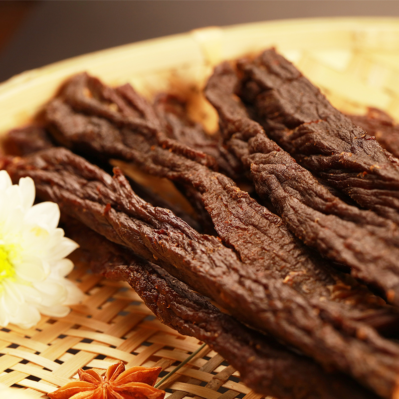 (超干)内蒙古草原良友特干特硬风干牛肉干肉类零食轻食夜宵 - 图1