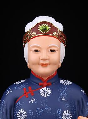 黑老太太神像黑妈妈树脂佛像真身像体家用堂口供奉摆件黑老太像