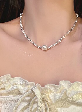 【全店拍三付二】碎银子珍珠项链