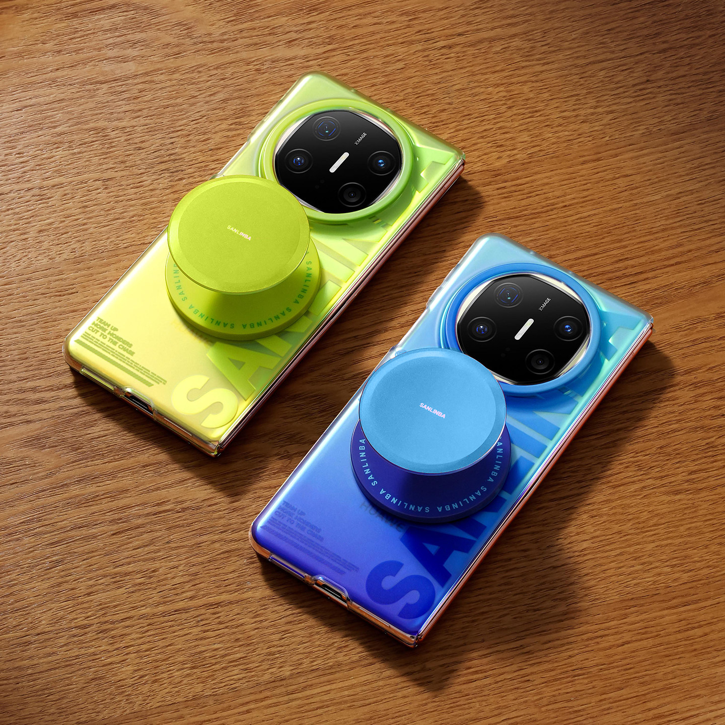 Sanlinba炫彩渐变磁吸手机支架适用苹果iPhone手机壳Magsafe通用安卓伸缩支架高级感新款原创设计个性时尚,淘宝优惠券,粉丝福利购,淘宝优惠卷