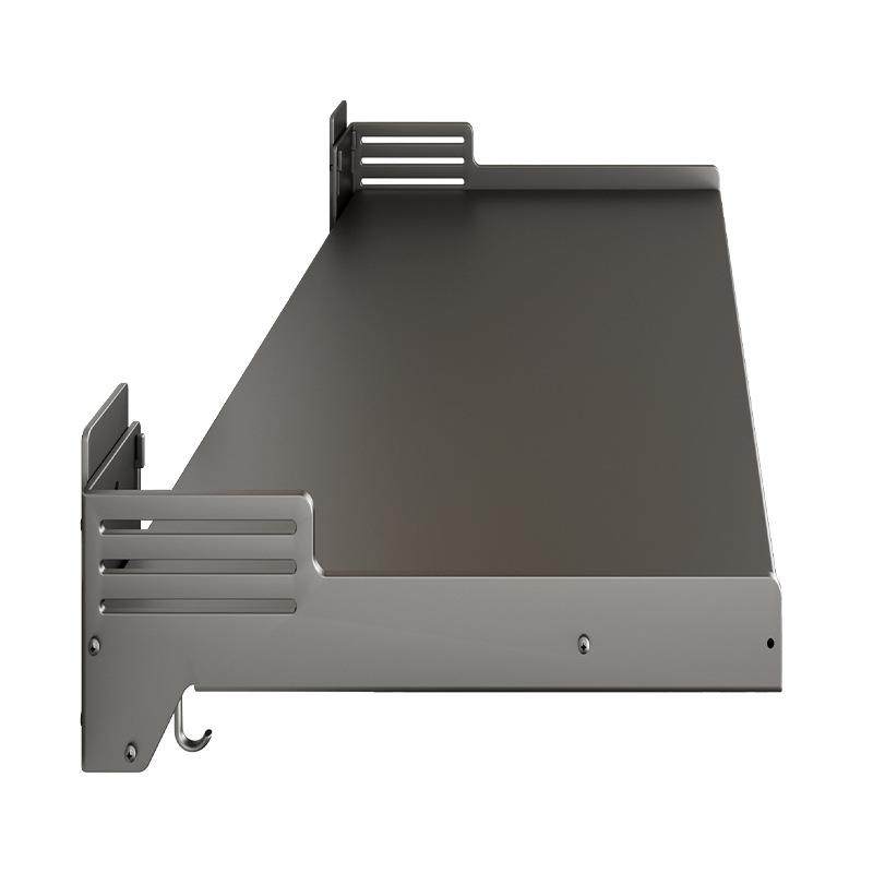 枪灰厨房微波炉置物架壁挂式免打孔墙支架子放烤箱多功能收纳调料,淘宝优惠券,粉丝福利购,淘宝优惠卷