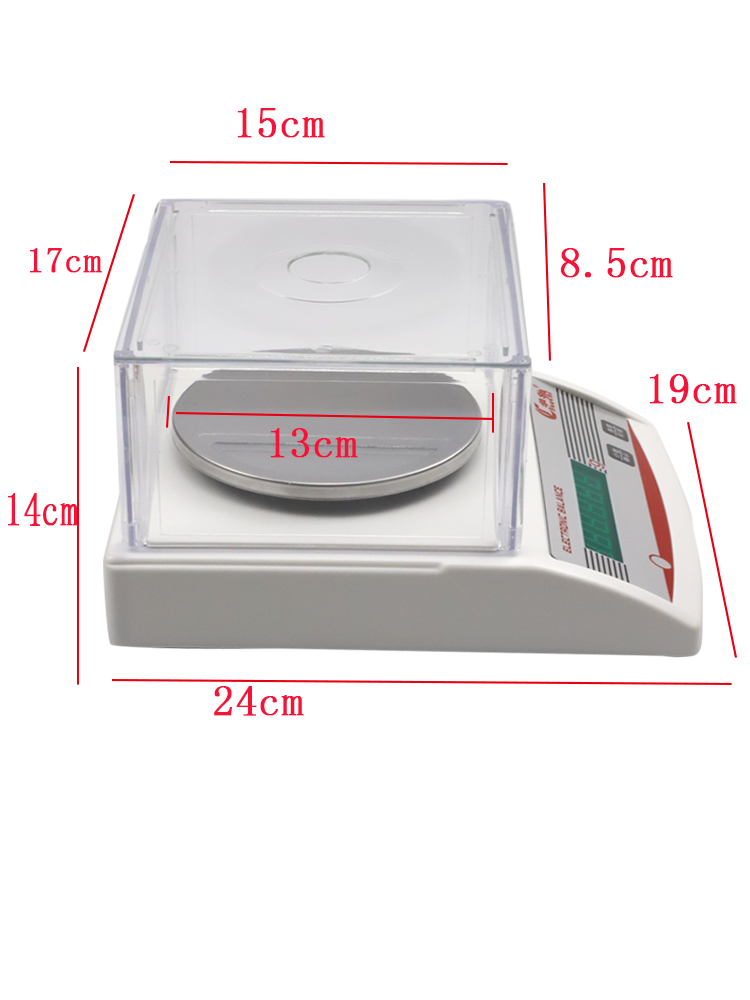 。200g/300g/500g/0.1g/0.01g0.001g 1kg电子精密天平分析天平华 - 图1