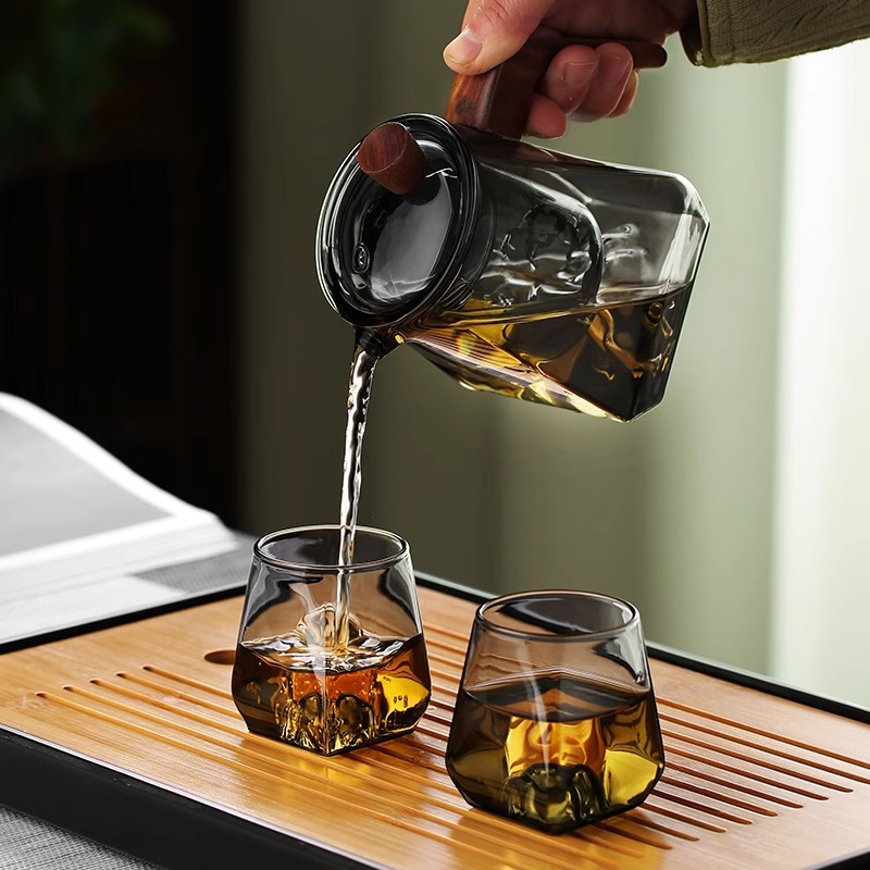 玻璃茶壶单壶耐高温茶水分离过滤茶具家用可明火煮茶器泡茶壶套装