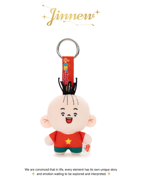 搞怪牛爷爷大耳朵图图书包包挂件