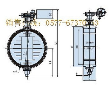 D941X电动法兰软密封蝶阀 单向偏置板式 永嘉英科 - 图0