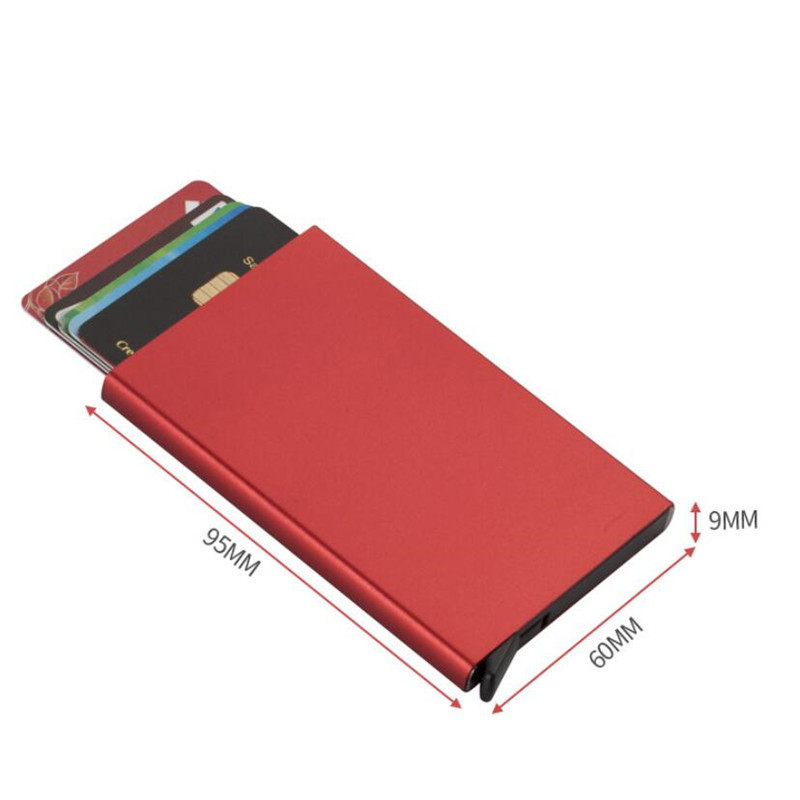 ravel ID Cardholder Women Rfid Wallet Metal Case Porte Carte-图3