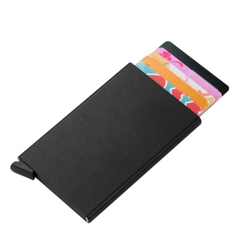 ravel ID Cardholder Women Rfid Wallet Metal Case Porte Carte-图2