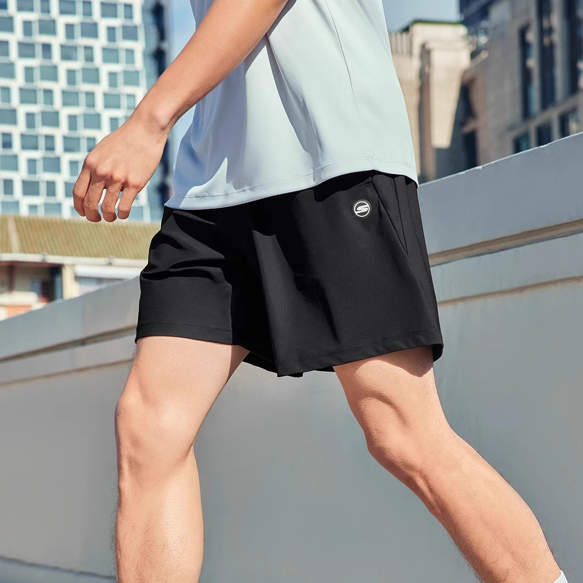 Skechers斯凯奇夏季男士休闲短裤吸湿速干凉感跑步运动裤P224M053 - 图2