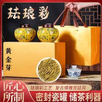 2023 Head Pick New Tea Gold Sprout Special Grade Milk White Tea Green Tea Green Tea Anji Minago Alpine White Tea Send Gift Box 250g