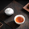 Gui Yintang hand-painted pink orchid mutton fat jade porcelain outdoor portable travel Kung Fu tea set tea cup quick cup