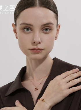 从爱之名马上暴富红玛瑙项链女