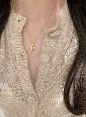 从爱之名葡萄珍珠项链女