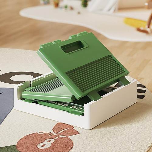 大容量积木收纳箱彩色多功能收纳盒积木拼接箱子儿童玩具储物盒子 - 图0