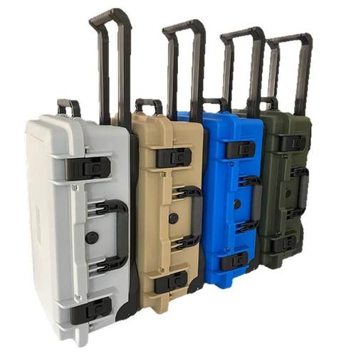 安全防护箱长箱工具箱滚轮拉杆箱相机镜头笔记本防水防潮收纳箱 - 图3