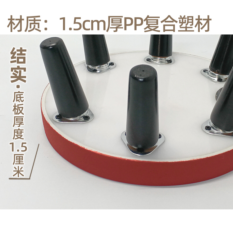 花叶®仿瓢虫花架矮花几花盆托盘田园风落地接水托架园艺增高架 - 图1