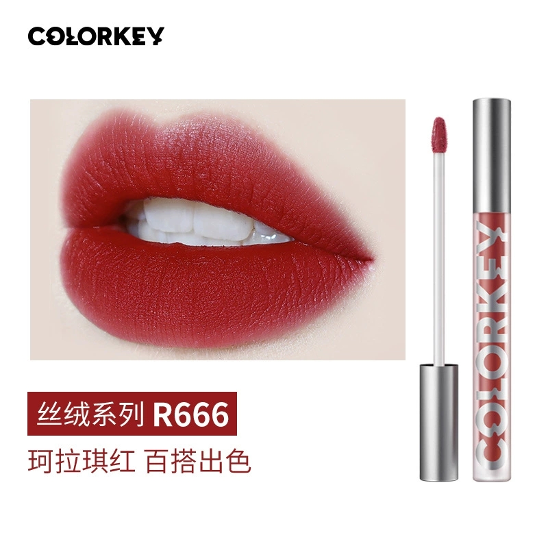 R666珂拉琪608丝绒唇釉O611口红601colorkey605不挑皮888唇露唇泥 - 图2