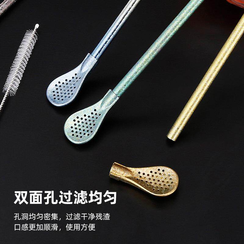 牧钛晴虹纯钛吸管高颜值大口径可定LOGO户外便携喝水饮料奶茶吸管,淘宝优惠券,粉丝福利购,淘宝优惠卷