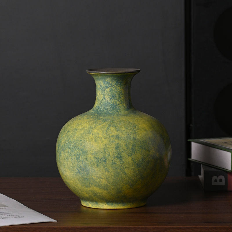 高级森系绿野仙踪系列新中式高颜值水培陶瓷花瓶花插桌面家居室内,淘宝优惠券,粉丝福利购,淘宝优惠卷