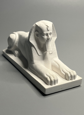 速发古埃及金字塔狮身人面石像膏件模型摆像鱼缸造景纪念礼品家居