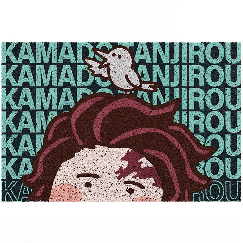 门外地垫入户蹭土门垫 灶门炭治郎鬼灭之刃卧室床边整铺家用脚垫,淘宝优惠券,粉丝福利购,淘宝优惠卷