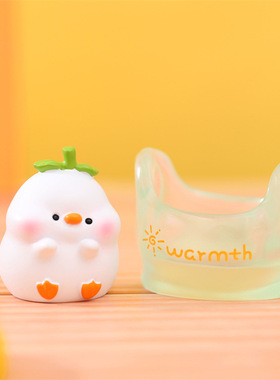 现货速发美好生活鸭潮玩树脂摆件泡浴鸭玩偶儿童学生礼品