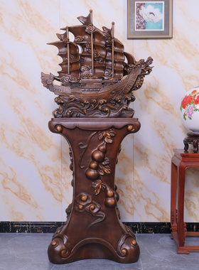 速发一帆风顺帆船摆件招室乔迁店铺开业礼品公财办公司大堂落地装