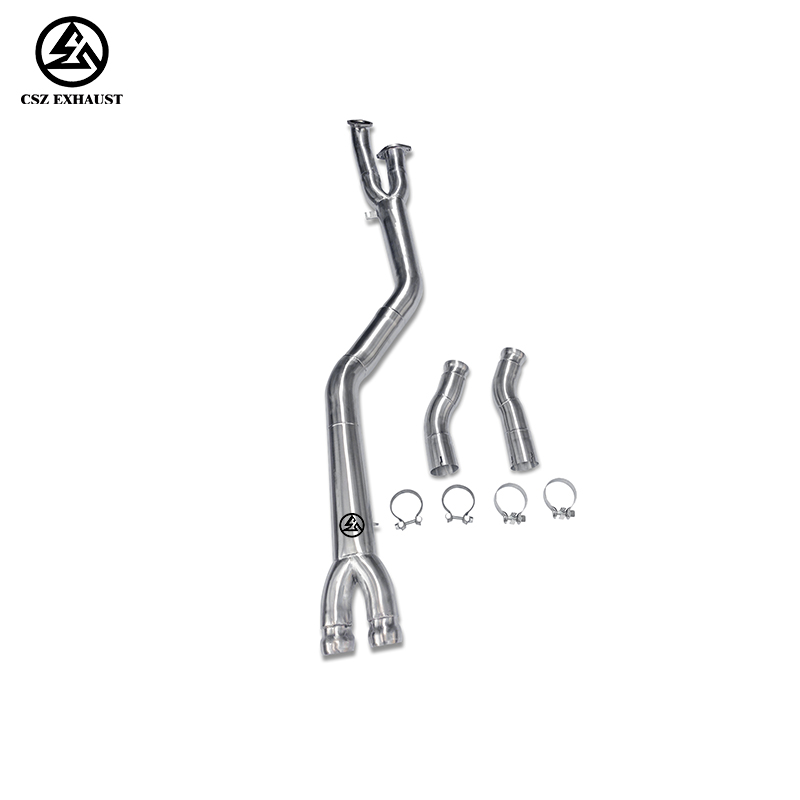 中段排气适配宝马M3 M4 G80 G82汽车改装不锈钢去除GPF高性能声浪 - 图0