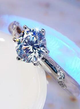 经典花臂六爪戒指轻奢款