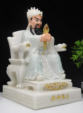 汉白玉广济龙王神像神像龙王爷供奉佛像