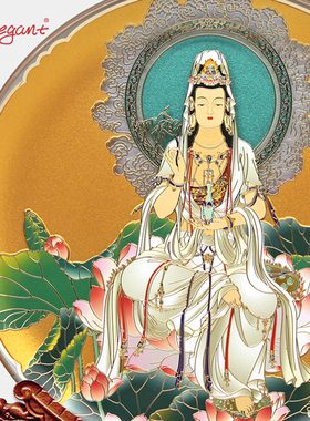 雅琅晶佛像摆件客厅玄关准提菩萨工艺品