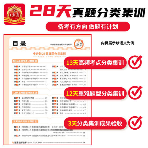 2026新小升初真题卷王朝霞试卷全套名校期末真题精编卷必刷题人教版六年级下册语文数学英语专项训练总复习资料小升初寒假衔接作业 - 图0