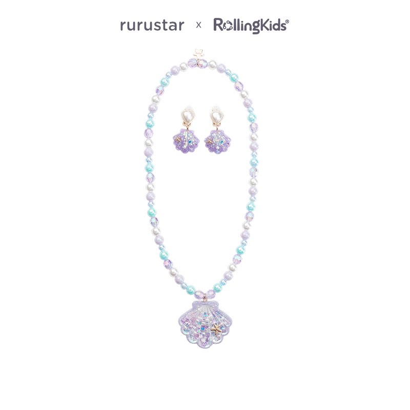 Rurustar children's pearl necklace bracelet