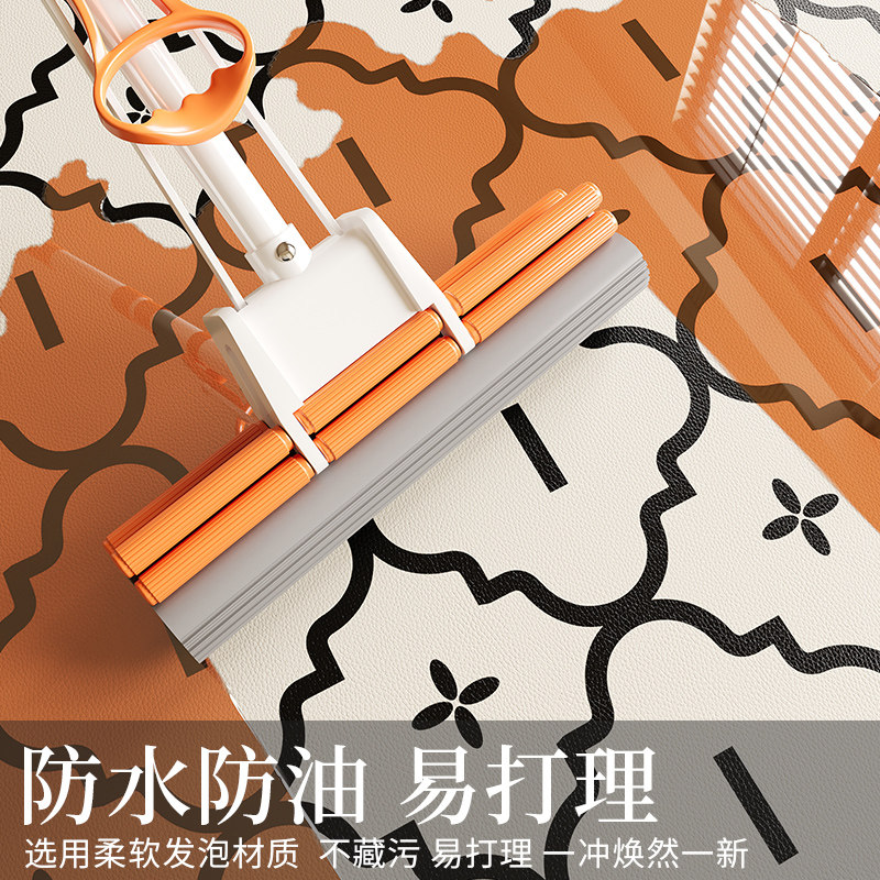 棋盘格入户门皮革地垫新款耐脏防水可擦免洗可裁剪地毯门口进门垫,淘宝优惠券,粉丝福利购,淘宝优惠卷