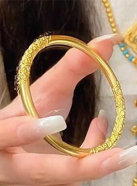 热销手镯福利款竹节莲花手镯中式蝴蝶平安ins学生手链简约闺蜜手