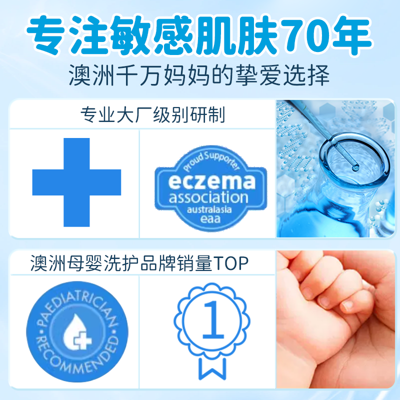 【老爸抽检】Ego Qv新生儿泡澡油宝宝沐浴保湿滋润婴儿舒缓沐浴露