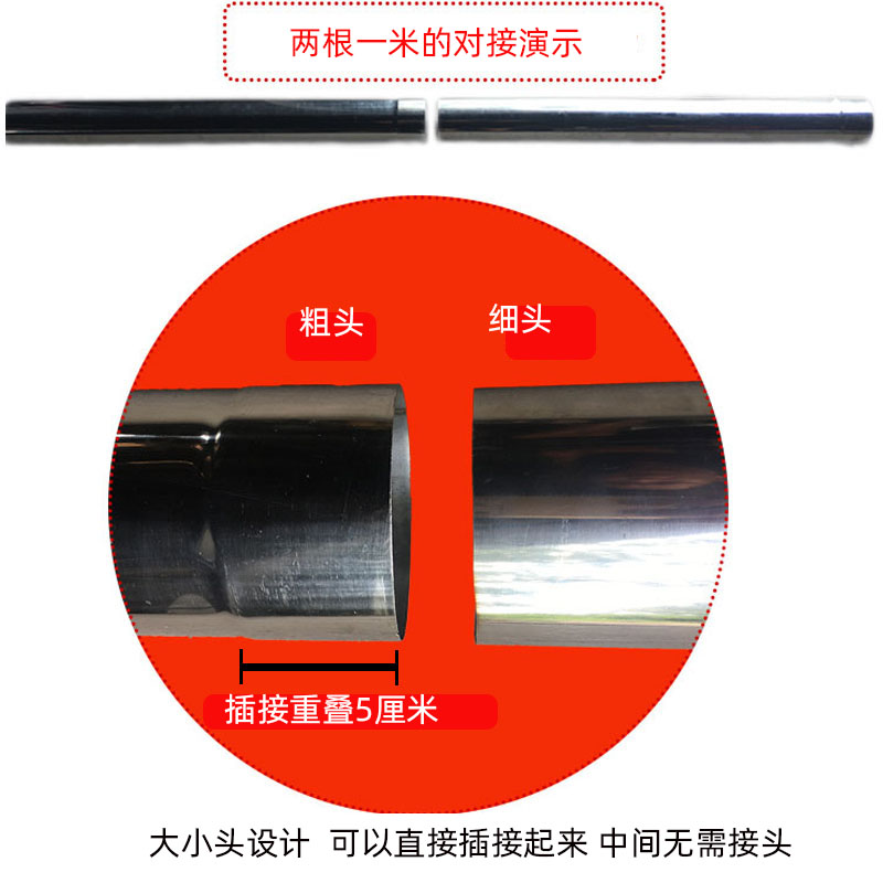 不锈钢烟管农村柴火炉土灶配件颗粒柴火灶冲烟囱管烟筒排气管弯头 - 图0