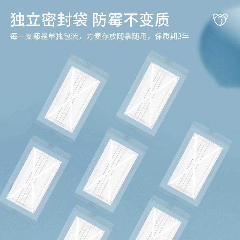 一喜一呵医用外科口罩一次性医疗级成人平面口罩灭菌级非独立包装