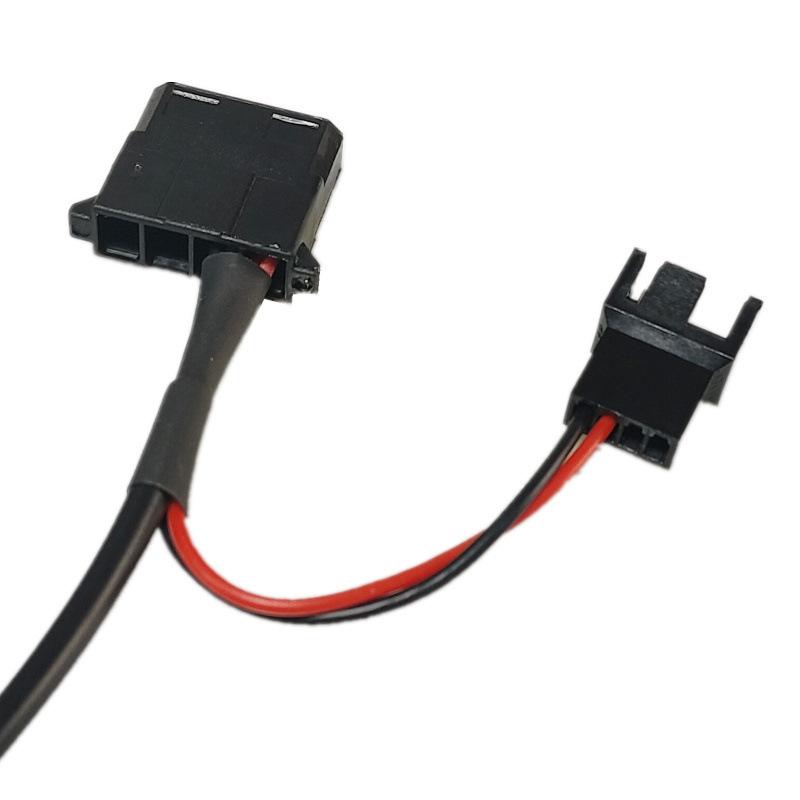 DC5521转大4pin小4针3pin一分二电脑风扇供电转接线12V电源适配器 - 图2