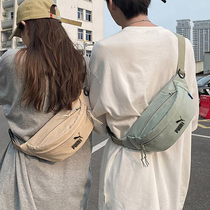 ins Chains Chest Bag Men Casual Day Ensemble Single Shoulder Bag Boys Small Backpacks Trendy Satchel Mens New Purse Strings