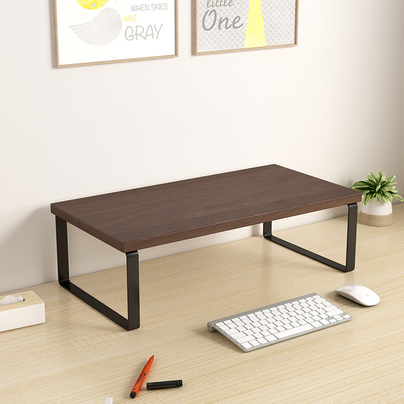 电脑增高架显示器托架垫高底座台式支架桌面收纳架子办公桌置物架 - 图1