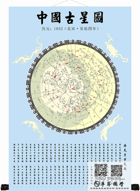 三垣二十八宿星宿书房中国古星图